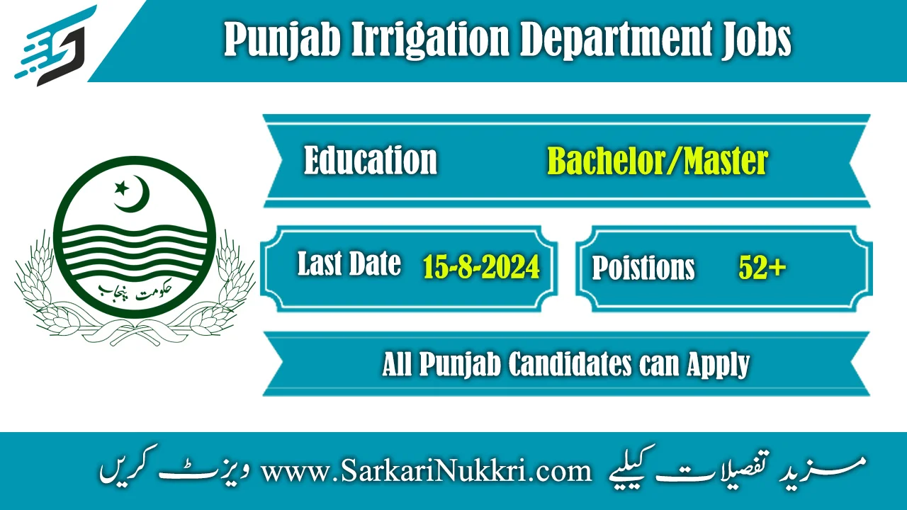 Punjab Irrigation Department Jobs