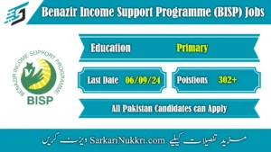 Benazir Income Support Programme BISP Jobs