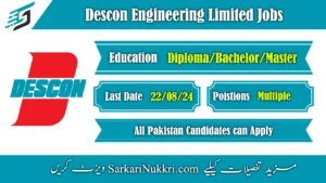 Descon Engineering Limited Jobs