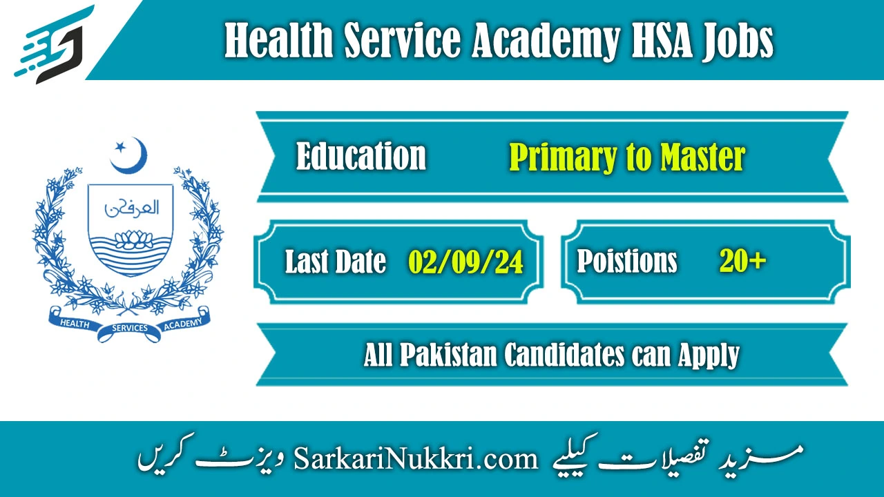 Health Service Academy HSA Jobs