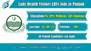 Lady Health Visitors LHVs Jobs in Punjab