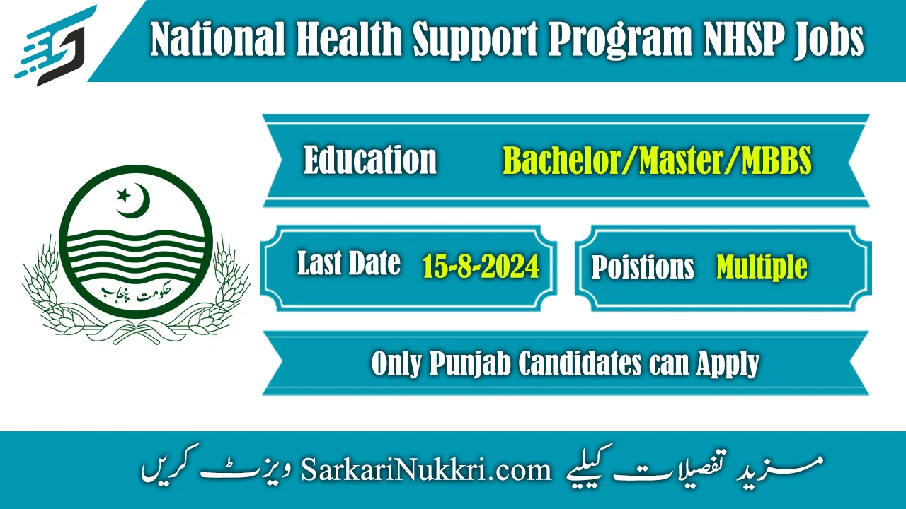 National Health Support Program NHSP Jobs