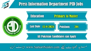 Press Information Department PID Jobs