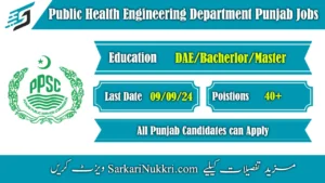 Public Health Engineering Department Punjab Jobs