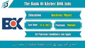 The Bank Of Khyber BOK Jobs