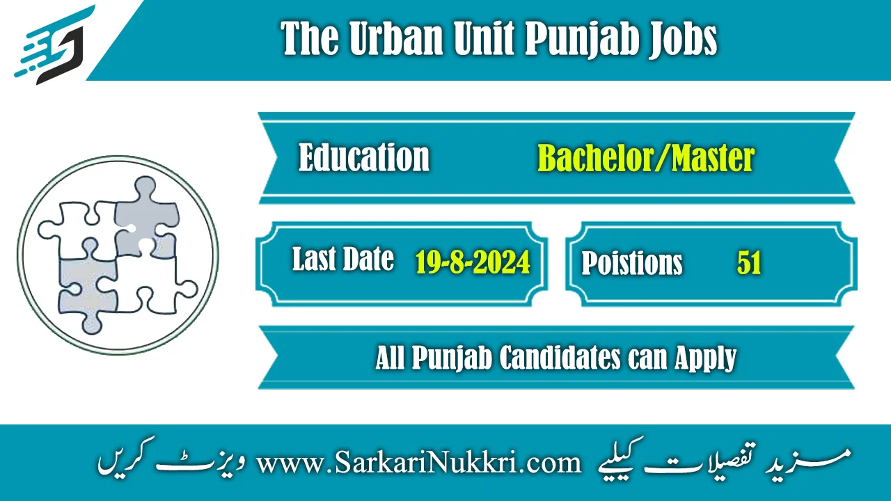 The Urban Unit Punjab Jobs