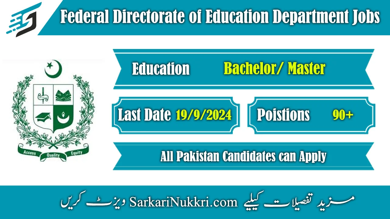 Federal Directorate of Education Jobs