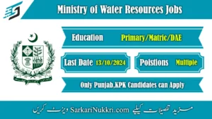 Ministry of Water Resources Jobs