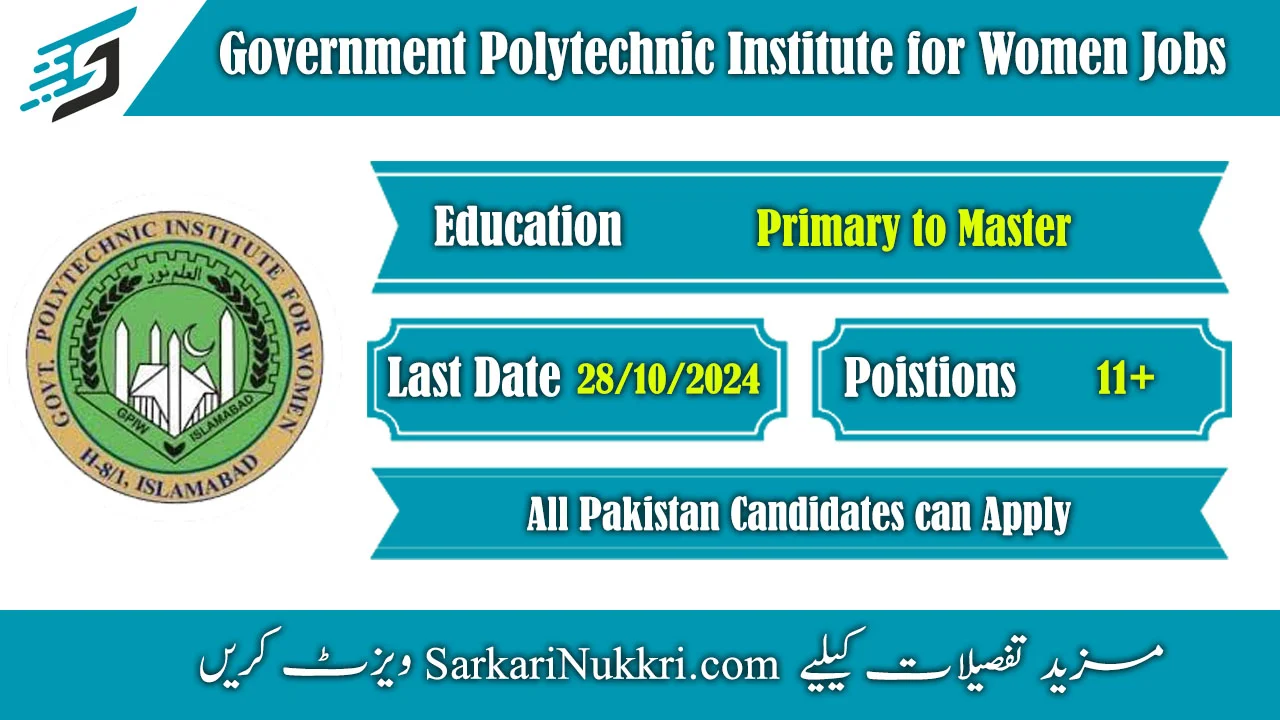 Government Polytechnic Institute for Women Jobs