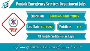 Punjab Emergency Services Department Jobs