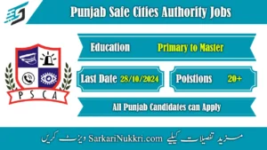 Punjab Safe Cities Authority Jobs