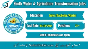 Sindh Water & Agriculture Transformation Jobs